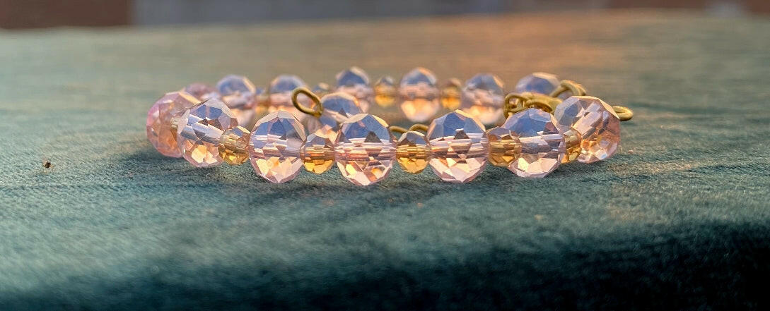 Blush Glow – Pink Crystal Bracelet+ 1 FREE GIFT