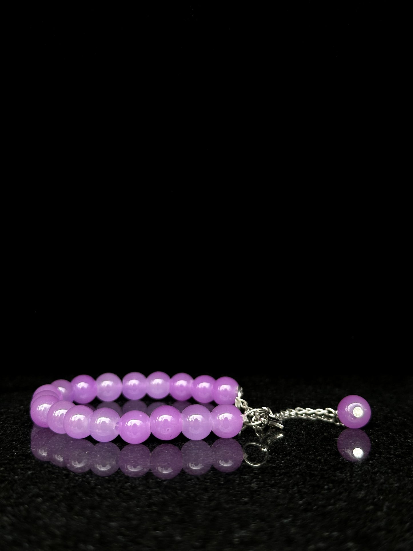 Light Purple Adjustable Beaded Bracelet + 1 FREE GIFT