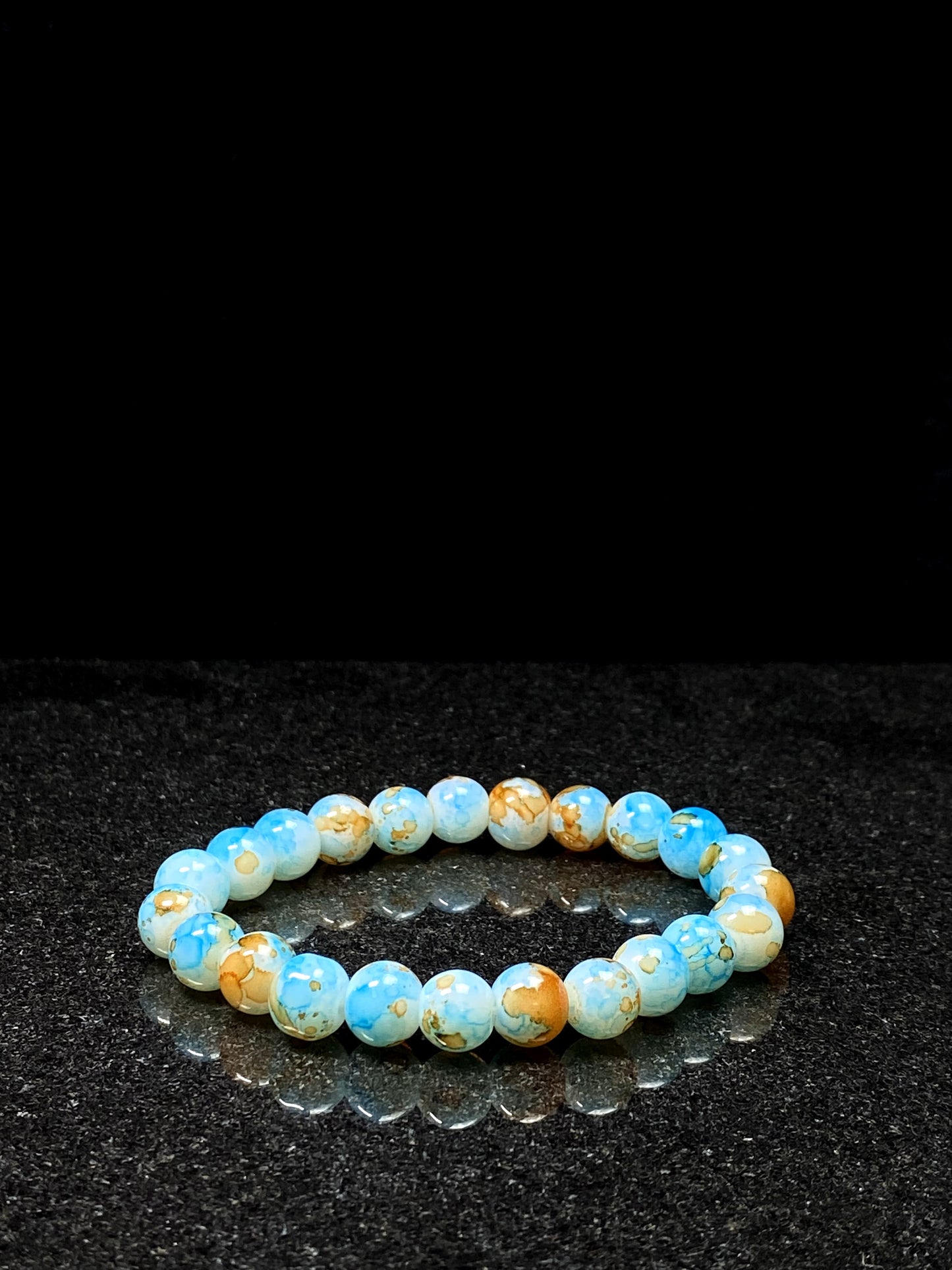 Ocean Blue & Earthy Tones Bracelet + 1 FREE GIFT