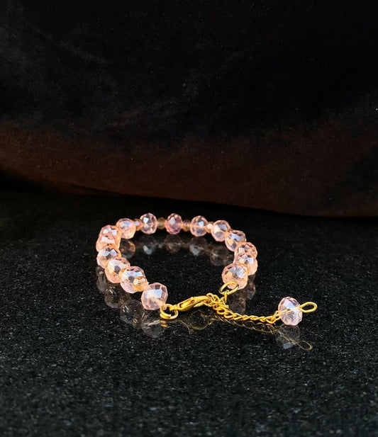 Blush Glow – Pink Crystal Bracelet