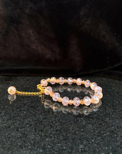 Blush Glow – Pink Crystal Bracelet+ 1 FREE GIFT