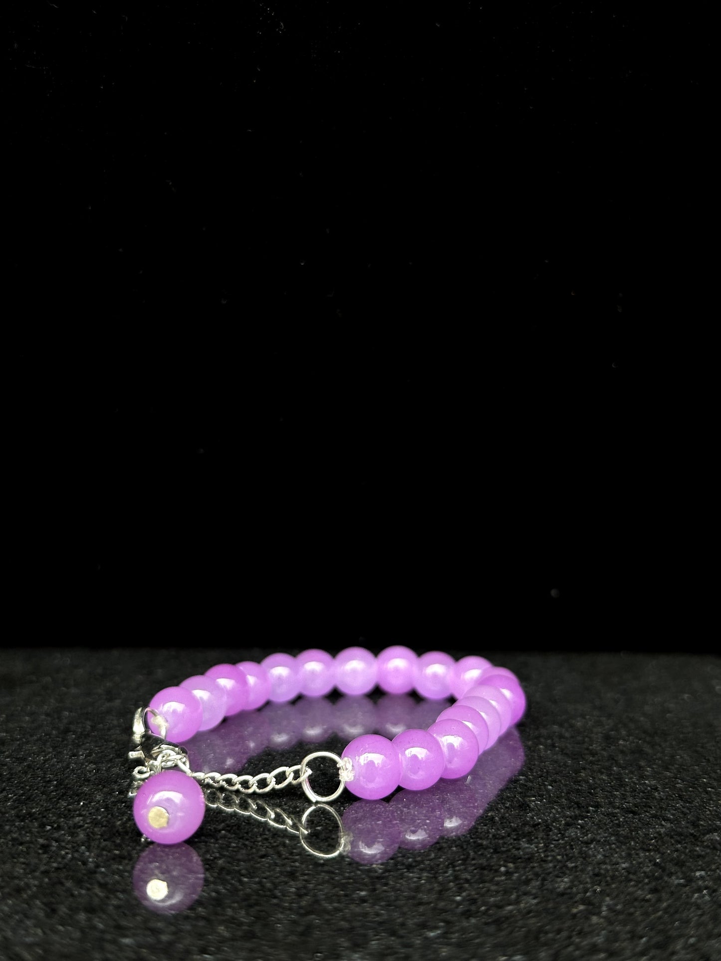 Light Purple Adjustable Beaded Bracelet + 1 FREE GIFT