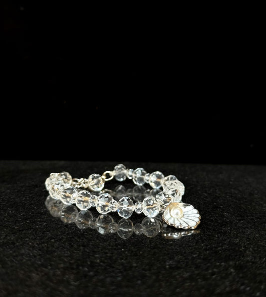 Luminous Crystal Pearl Bracelet