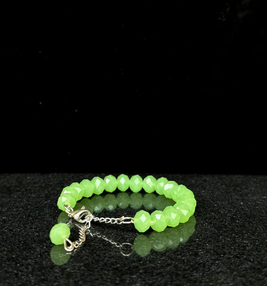 Gemstone Beads Bracelet-Elegant & Adjustable Crystal Jewelry