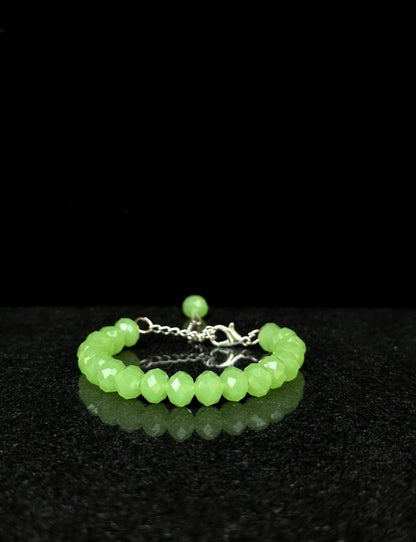 Gemstone Beads Bracelet-Elegant & Adjustable Crystal Jewelry