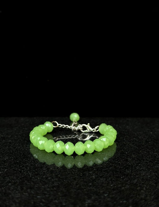 Gemstone Beads Bracelet-Elegant & Adjustable Crystal Jewelry