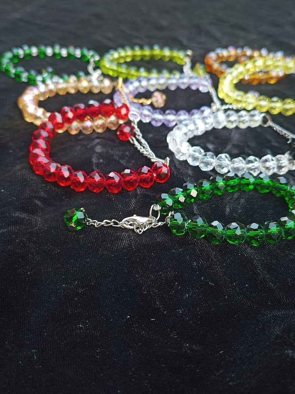 PACK OF CRYSTAL BRACELET IN 12-DIFFERENT COLOURS + 1 FREE GIFT
