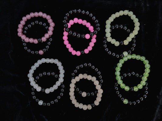 "6 Pair of Adjustable Couple & Friendship Bracelet Set – 12-Piece"