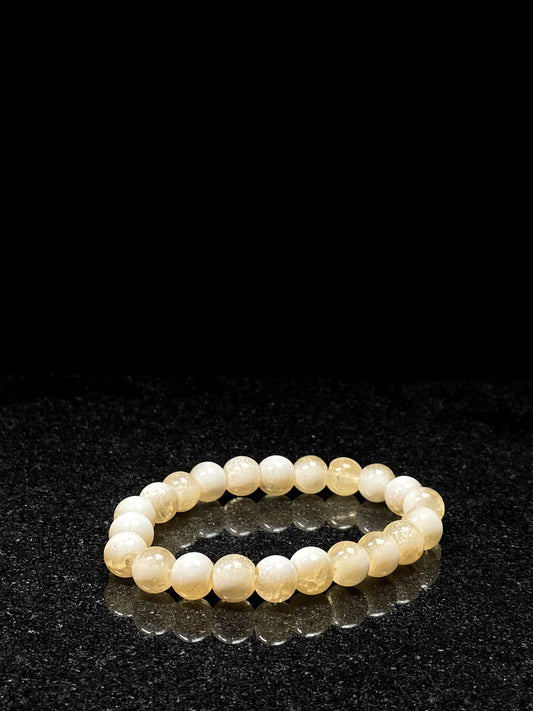 Golden Citrine-Like Bead Bracelet + 1 FREE GIFT