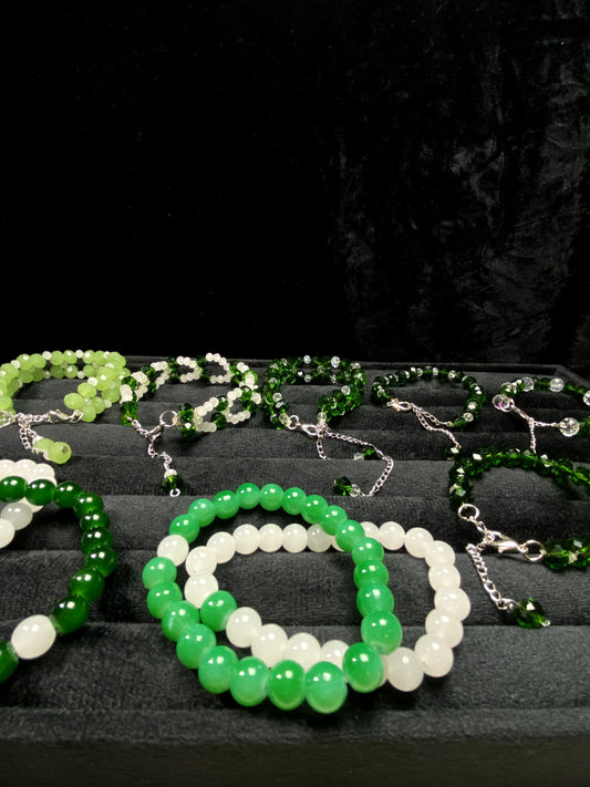 Green Grace Collection – 14 August Special Bracelet Set ( 12 ) Piece + 3 FREE GIFT AND FREE DELIVERY