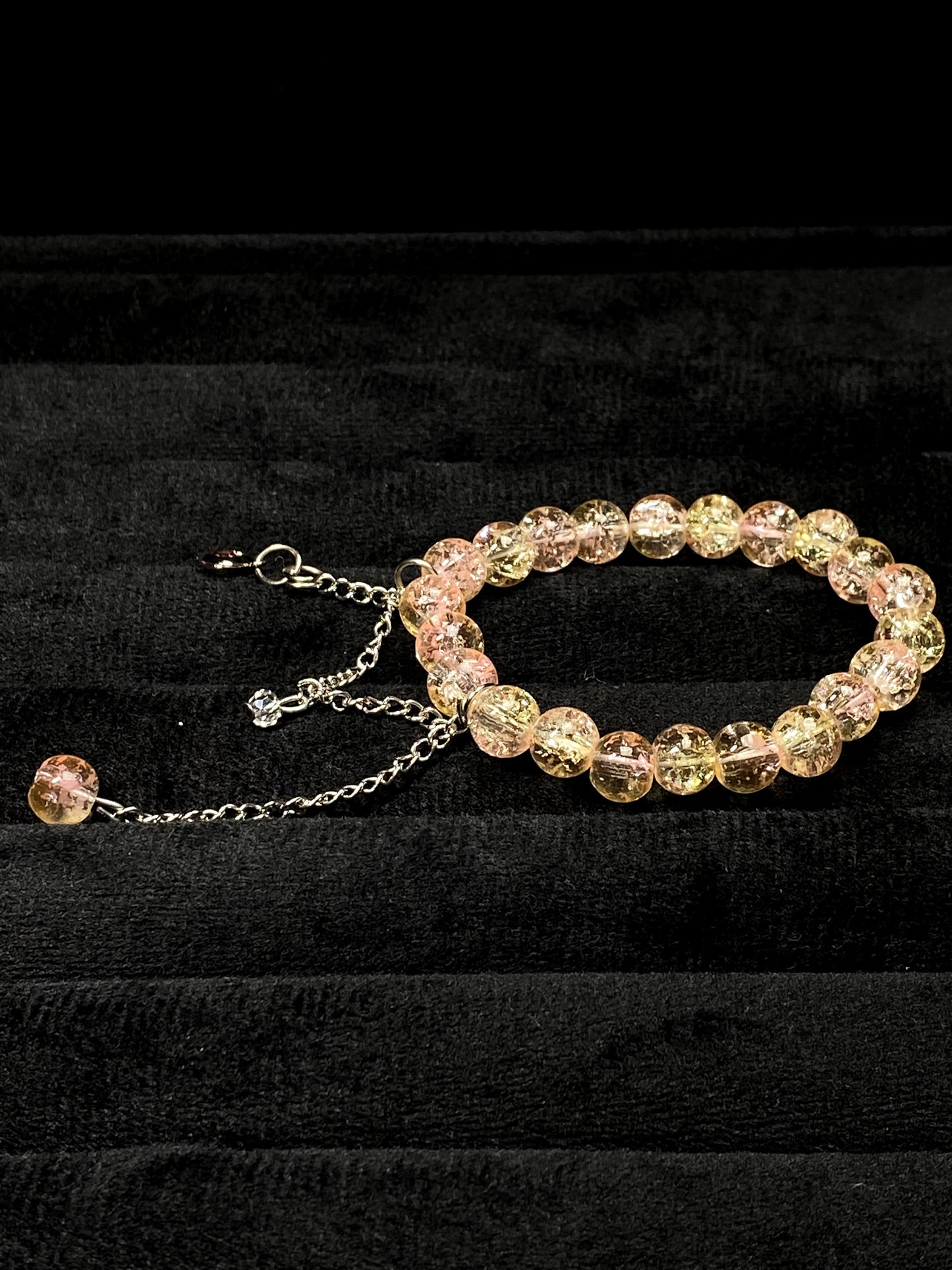 Sun Set Glow - Crack beads Bracelet + 1 FREE GIFT