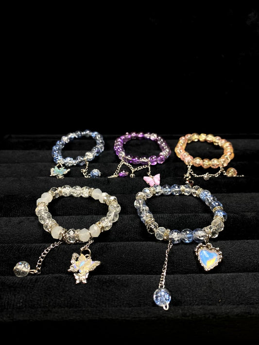 5-Piece Crack Bead Bracelet Collection + 3 FREE GIFTS AND FREE DELIVERY